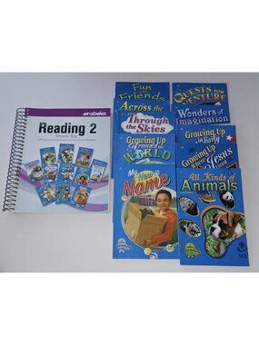 10 Abeka Reading Program Homeschool 2nd Grade Book Lot + Answer Key